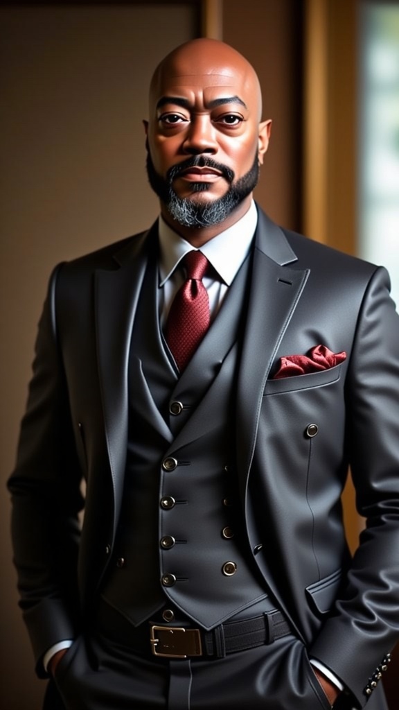 AI-generated professional portrait - custom LoRA model example