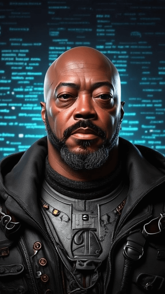 Personalized AI portrait created with trained model